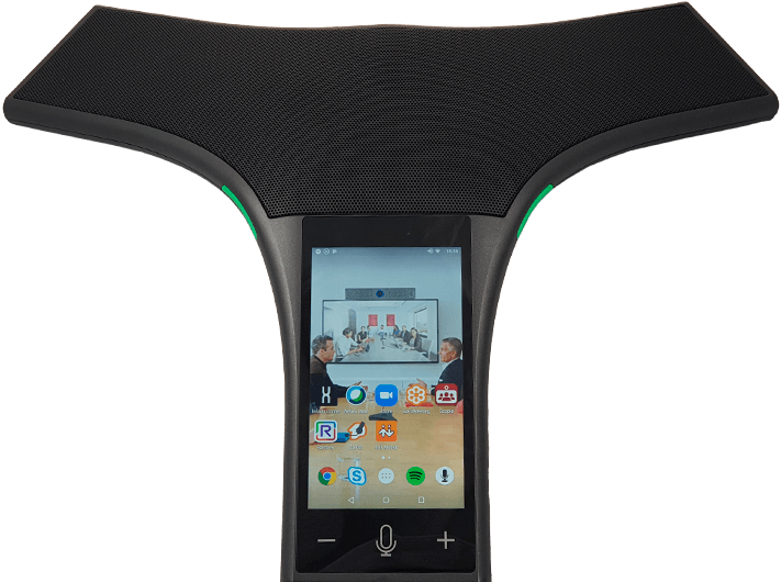 Cámara y audio para videoconferencias