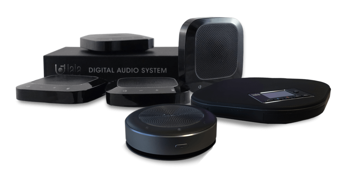 sistema de audio para videoconferencia Laia-tpod-quad-22-plus